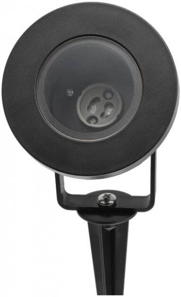 BERGE LED zahradní lampa - vestavěný reflektor GU10 - IP65 - černá
