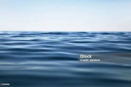 Vodní plocha - Bez autorských poplatků Moře Stock fotka