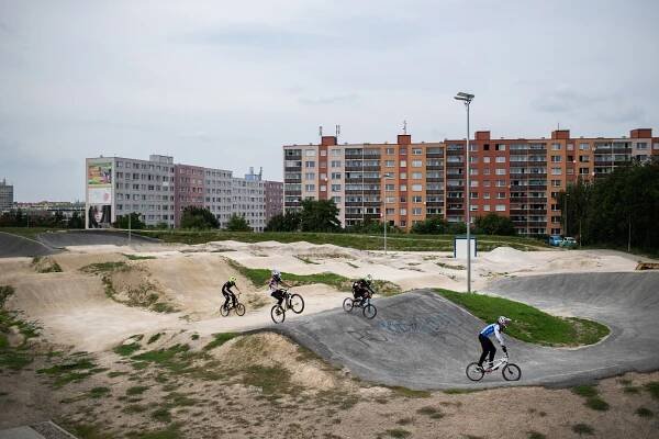 BMX areál Slovan Bohnice, srpen 2019