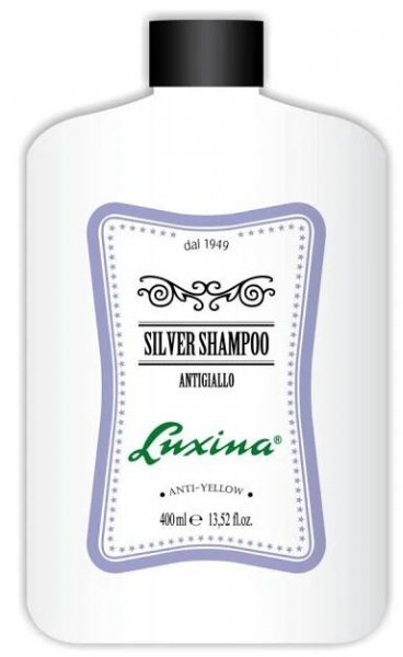 Luxina ŠAMPON SILVER pro bílé a prošedivělé vlasy s fialovými mikro pigmenty 400ml