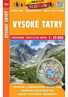 Shocart Vysoké Tatry turistická mapa