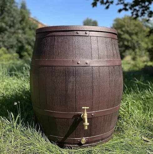 ROTO SUD na dešťovou vodu 240 L, s MOSAZNÝM ZÁVITEM pro ventil 3/4", HNĚDÝ