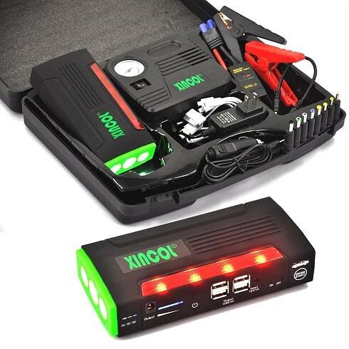 Xincol-X9-car-battery-jump-starter-green