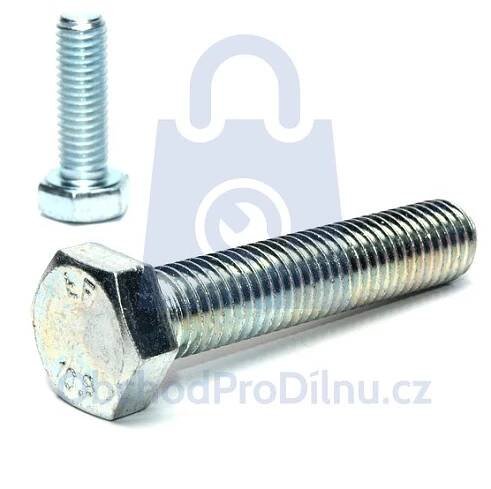 Šroub šestihranný se závitem k hlavě, DIN 933-10.9, DO PRŮMĚRU M16, pozinkovaný