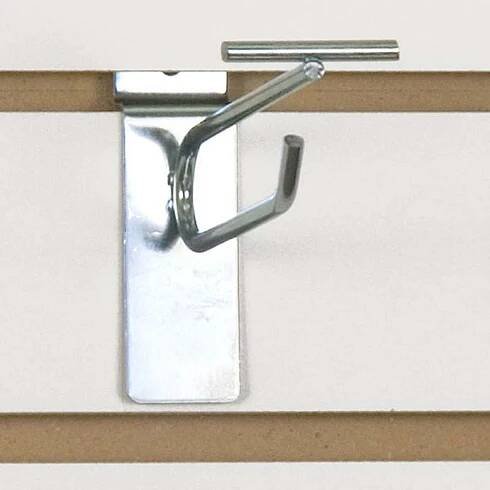Slatwall Scanner Hook - 4in. Zinc Finish