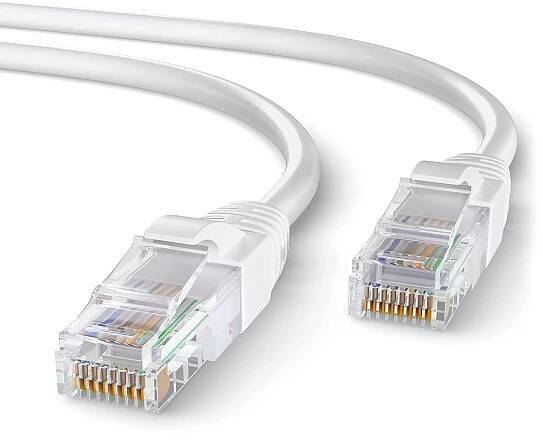 Síťový kabel Lan Ethernet RJ45 5 m bílý patch