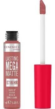 Rtěnka Rimmel Lasting Mega Matte Liquid Lip Colour - Dlouhotrvající matná tekutá rtěnka 7,4 ml - Pink Blink