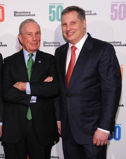 Michael Bloomberg and  John Overdeck 