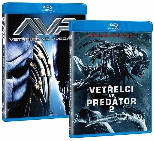 Vetřelec vs. Predátor 1+2 kolekce - Blu-ray 2BD (jednotlivé krabičky)