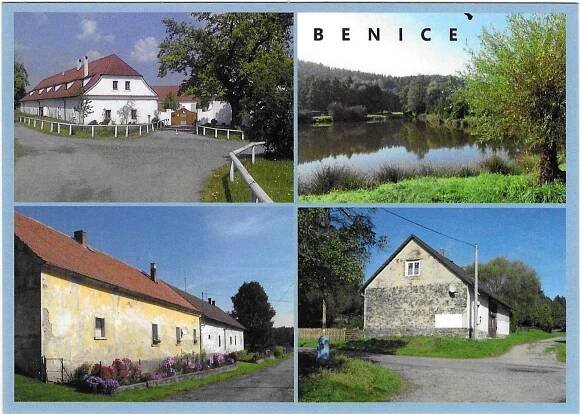 Benice (okr. Benešov)  - Pohlednice místopis