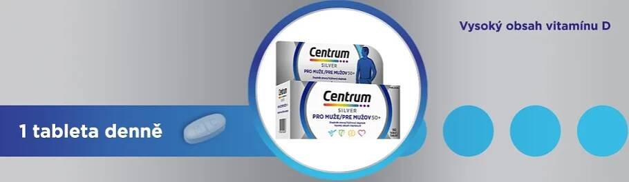 Centrum pro muže 50+ 1 tableta denně