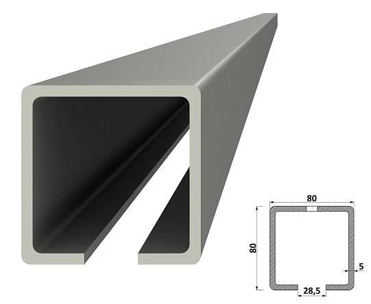 C profil samonosné brány W39/80Zn | EUROBYT CB s.r.o.