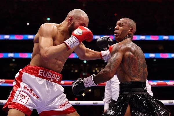 Chris Eubank Jr lands on Conor Benn