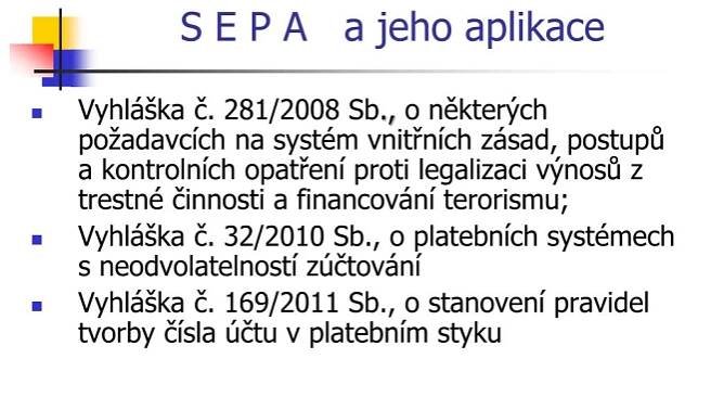 PPT - Single Euro Payments Area a jeho aplikace PowerPoint Presentation - ID:3817767