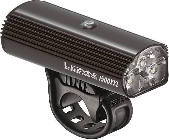 Přední cyklistické světla: Lezyne Super Drive 1500XXL Black