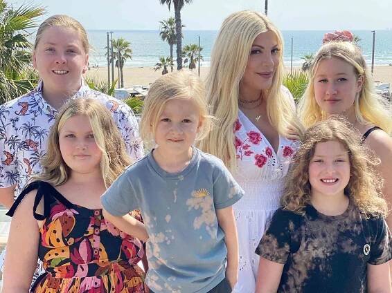 Tori Spelling Seeks Sole Physical, Joint Legal Custody of Her Five Kids with Dean McDermott in Divorce Filing