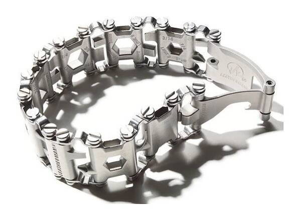 Multifunkční náramek Leatherman TREADTM, stříbrný