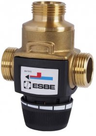 Ventil pro ochranu zdroje na tuhá paliva s nastavitelnou teplotou ESBE VTC 422 50...70 °C