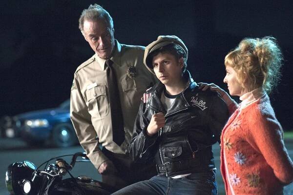 Harry Goaz, Michael Cera and Kimmy Robertson in a still from Twin Peaks. Photo: Suzanne Tenner/SHOWTIME