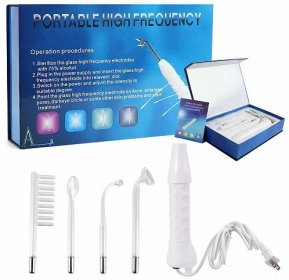 High Frequency Machine, APREUTY Portable Handheld High Frequency Skin Tightening Acne Spot Wrinkles Remover Therapy Puffy Eyes Body Care Facial Machine