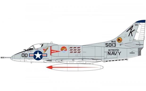 Douglas A4 Skyhawk (1:72) Airfix A03029A - Plastikový model