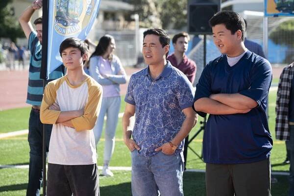 Huangovi v Americe - Trentina - Z filmu - Forrest Wheeler, Randall Park, Hudson Yang