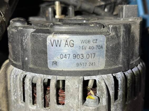 Škoda Fabia 6Y Alternátor 70A 047903017 Generátor Bosch AQW 1.4 MPI AZF | VWAudi.cz 