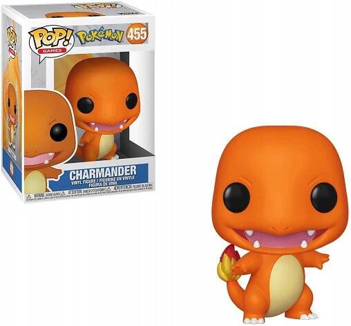 HRAČKA PRO POSTAVENÍ Pokémonů Funko Pop Charmander FIGURKY ZAJIŠŤUJE RADOST Šířka výrobku 12 cm