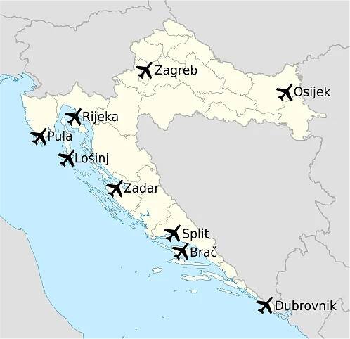 Seznam letišť v Chorvatsku – Wikipedie