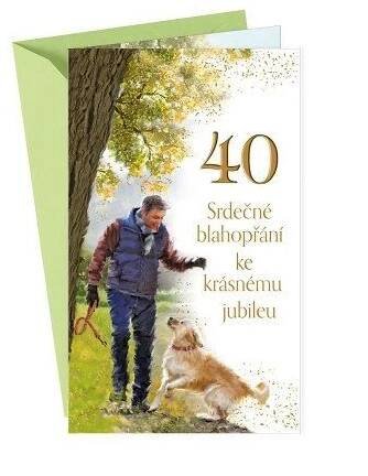 Blahopřání k 40. narozeninám - 15-6525c40