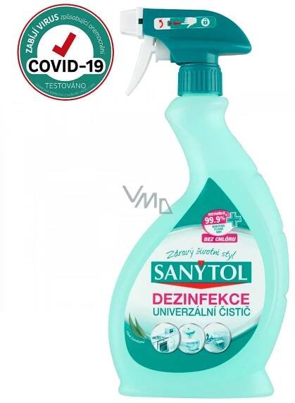 Sanytol Eukalyptus dezinfekční univerzální čisticí prostředek rozprašovač 500 ml