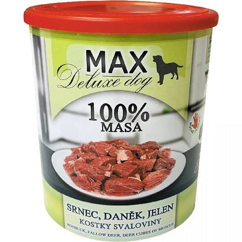 MAX deluxe srnec, daněk, jelen 800g - PetDiscont.cz