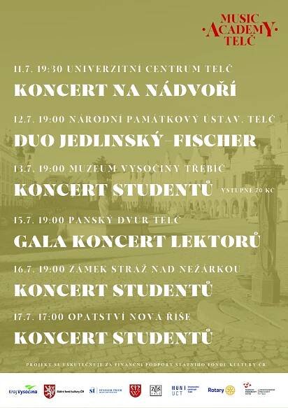 Music Academy Telč 07.09.2025 - 18.07.2022