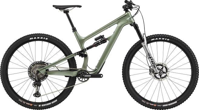 Celoodpružené horské kolo Cannondale Habit Carbon 1 - Agave