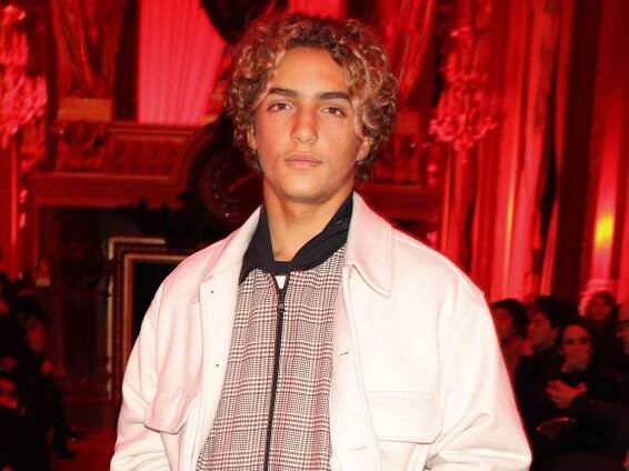 Levi Alves McConaughey attends the Dundas Womenswear Fall Winter 2023-2024 show as part of Paris Fashion Week on March 06, 2023.
