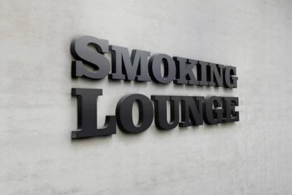 Smoking Lounge Sign
