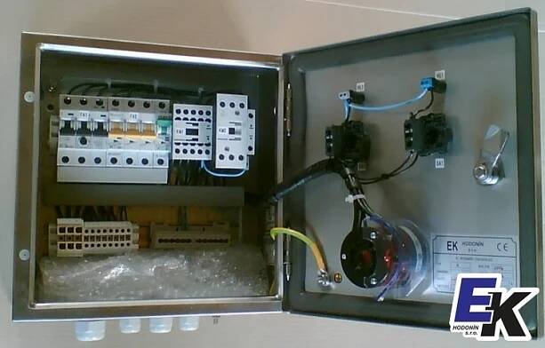 EK Hodonín - Výrobce a dodavatel v oblasti ČOV, elektro, kovo, stájových a chladících technologií | Elektro - Rozvaděče