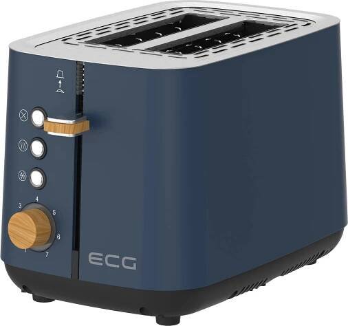 Topinkovač Toustovač ECG ST 2768 Timber Petrol modrý 925 W