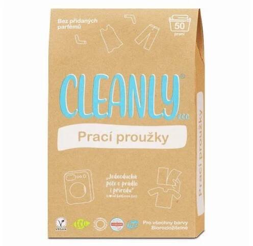 Cleanly Eco Prací proužky-pásky na 50 praní
