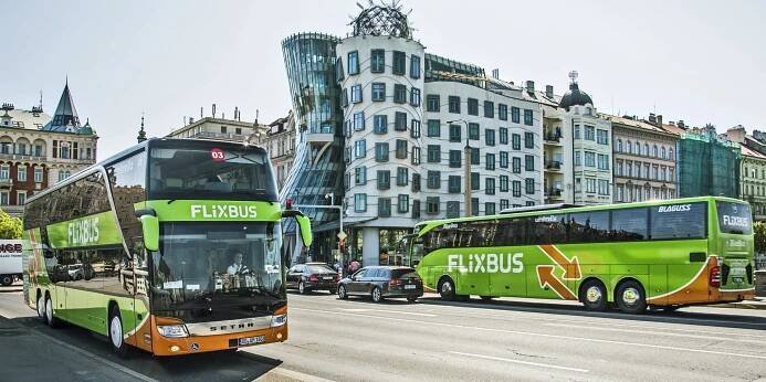 Sleva na jízdenky FlixBus na lince Praha–Plzeň