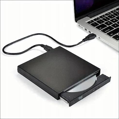 kompaktní usb 2.0 externí dvd-rw přehrávač |  , tenký přenosný zapisovač pro notebooky & stolní počítače | podporuje přehrávání cd/dvd, kopírování dat | černý, s napájecím   Podrobnosti o produktu 0