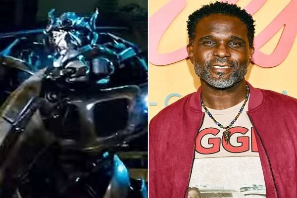 Darius McCrary voicing Jazz in Transformers; Darius McCrary at the 