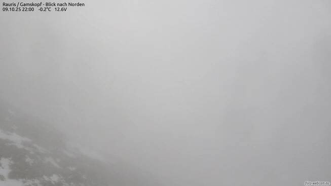 Rauris / Gamskopf - Blick nach Norden - Foto-Webcam.eu