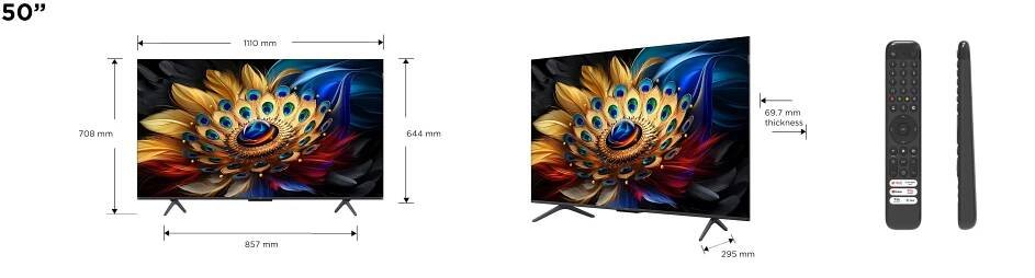 TCL 50" QLED (50C655)