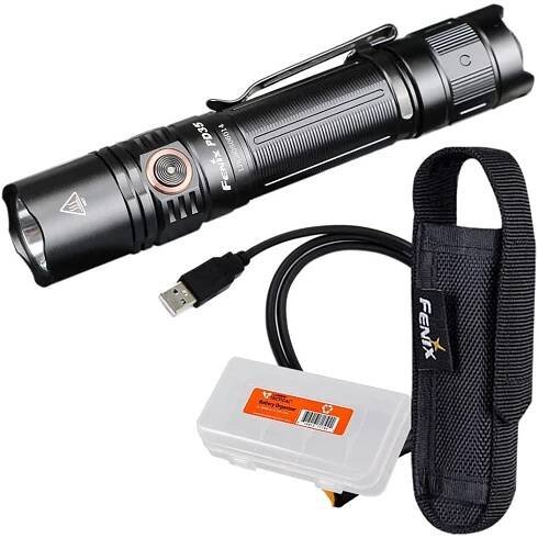 Dobíjecí taktická svítilna hliník 1700 lumenů vodotěsná EDC