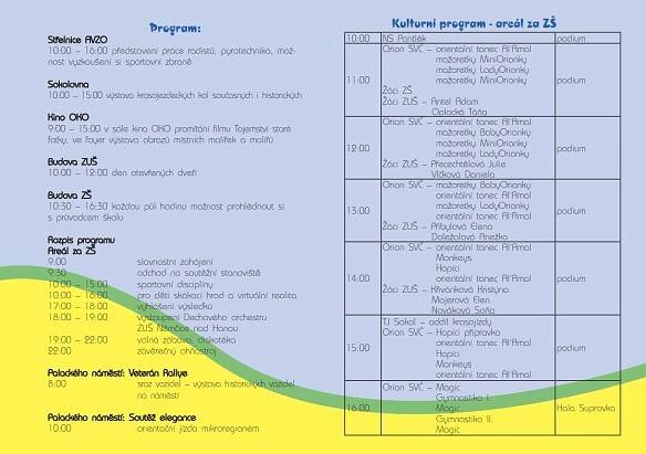 Němčická olympiáda 15. 6. 2024 - program | Obec Němčice u Litomyšle, okres Svitavy