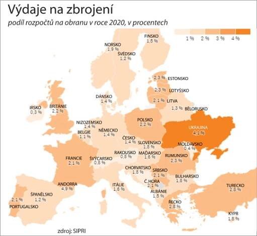 Evropské vlády mají novou rozpočtovou svízel. Jmenuje se zbrojení | ČeskéNoviny.cz