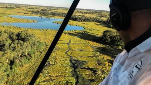 V deltě africké řeky Okavango. Domorodci zde radši potkají lva než „satanovo prase“ - Houpací Osel