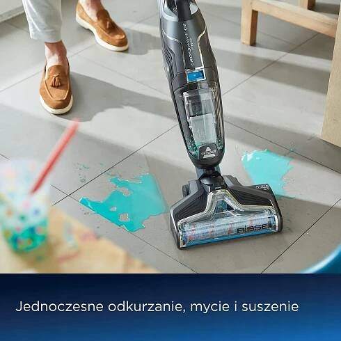 Tyčový vysavač Bissell Crosswave C6 Cordless Sel (3569N) černý Doba nabíjení 4 min