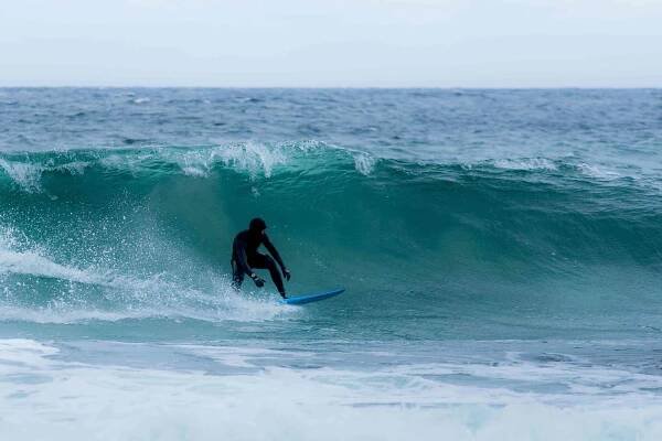 Crown prince Haakon surfing